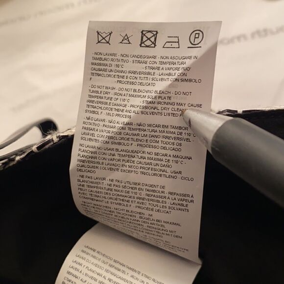 Emporio Armani Woven Cotton‎ Blend Skirt  NWT Large - Picture 13 of 14